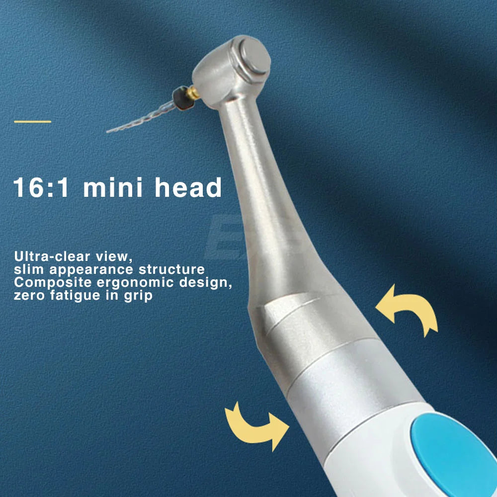 Exp Dental Endo Motor Root Canal Measurement Treatment 2 in 1 Dentist Tools Wireless Charging Standard 16:1 Contra Angel